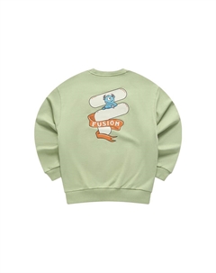 Футболка унисекс кремово-фруктовый зеленый, кремово-фруктовый зеленый Fila fusion