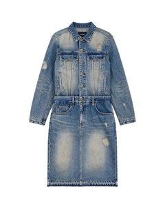 Футболка с длинными рукавами женская синяя We11done