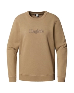 Женский свитер с круглым вырезом, коричневый Haglöfs