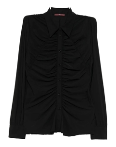 Рубашка со сборками, черный High