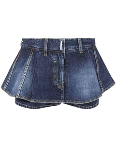 Пижамные многослойные джинсовые шорты, синие Givenchy