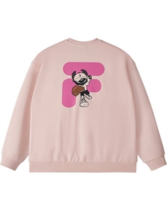 Свитшот унисекс ягодно-розовый, пудрово-ягодный Fila fusion