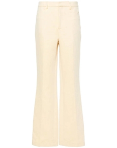 Расклешенные брюки Pistol средней посадки, желтый Zadig&voltaire