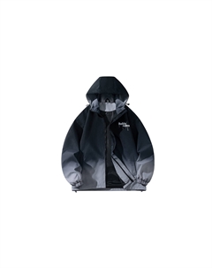 Куртка Unisex, Black Gray Gradient (Upgraded Hooded) Bobby abley