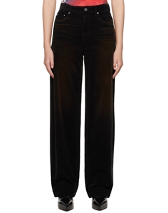 Черные потертые брюки We11done