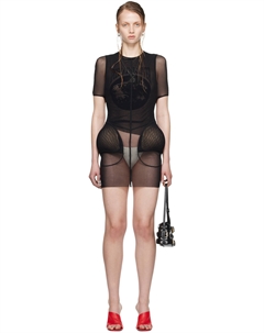 Мини-платье Shayne Oliver Edition, черный Jean paul gaultier