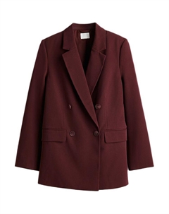 Женский деловой костюм Бордовый H&m