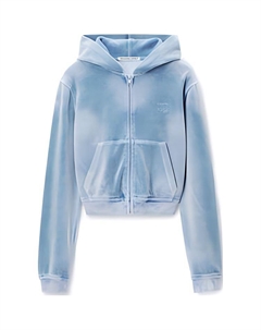 Вельветовый худи, синий Alexander wang