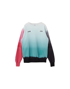 Свитшот с омбре принтом логотипа, розовый Ambush