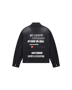 SS23 Джинсовая куртка унисекс Pitch Black We11done