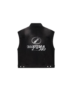 Футболка майка унисекс черная FW22 We11done