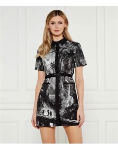 Платье x m. christian lacroix с тропическим поясом, черный Desigual