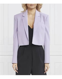 Элегантный жакет Элианны Спенсер Cropped fit, фиолетовый Pinko