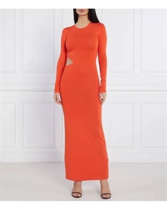 Платье, оранжевый Calvin klein