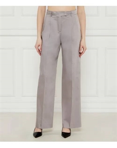 Брюки из меланжа Flare fit, серый Max&co