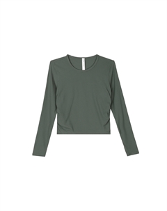 Футболка All It Takes Ribbed Nulu Женская, Штормовой Зеленый/SMTL Lululemon