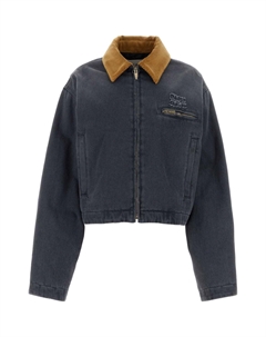 Куртка пальто женская тёмно-синяя Miu miu