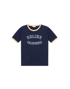 Футболка женская темно-синяя Celine
