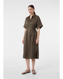 Длинное платье, коричневый Comma,