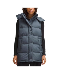Пуховая жилетка Wunder Puff Series для женщин, Oil Gray/Belgian Blue/Oil Grey/Belgian Blue Lululemon