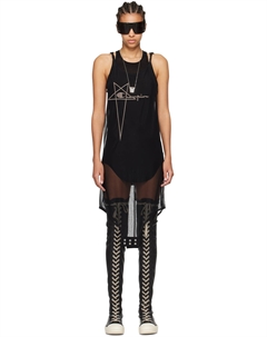 Баскетбольное мини-платье Champion Edition, черный Rick owens