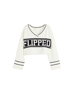 Трикотаж Женская Белая/Перевернутая H&m