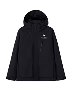 Ветровка Всепогодная Унисекс, Желтый Опавшая Листва/Черный Оливковый Camel