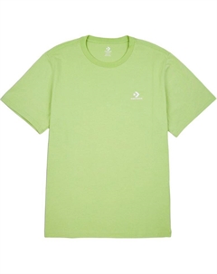 Футболка Unisex Go To с вышивкой звезд и шевроном, ярко-зеленая Converse