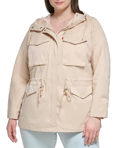 Женская куртка с капюшоном и четырьмя карманами, кремовый Levi's®