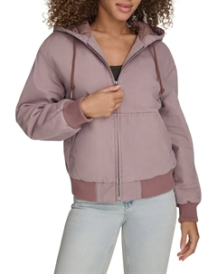 Женская куртка хлопковая с капюшоном, пыльно-фиолетовый Levi's®