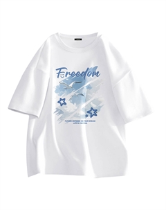 Футболка унисекс, фиолетовая (B Free Imagination) Miniso