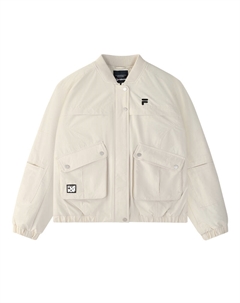 Пуховик женский Beanstalk Gray, Hyacinth Bean Gray Fila fusion