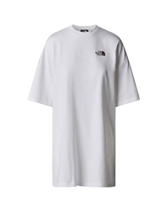 Женское платье-футболка из однотонной ткани с короткими рукавами и лифом, мультиколор The north face