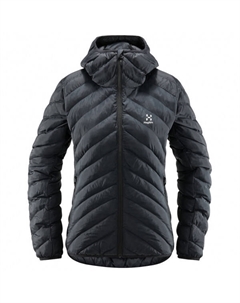 Женская särna с имитацией капюшона - куртка из синтетического волокна, черный Haglöfs