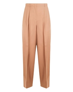 Брюки со складками спереди, оранжевый Incotex