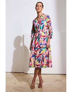 Платье до колена, красочный More&more