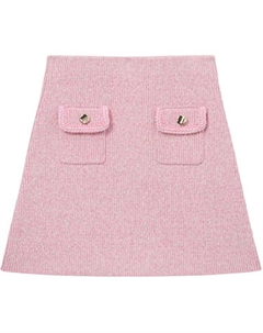 Мелланж Мини-юбка, Розовый Self-portrait