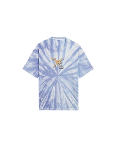 Футболка унисекс x Disney светло-голубая с фиолетовым тай-даем Li-ning