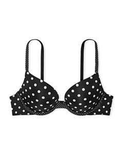 Бюстгальтер женский черный в горошек Victoria's secret