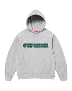 Колледж Аббревиатура Толстовка с Капюшоном, Серый/Серый Микс Supreme