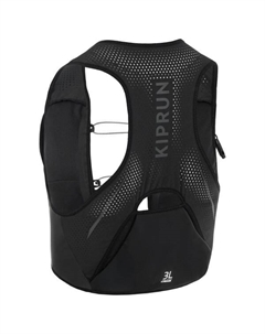 Жилет Race 900 3 л - рюкзак для бега по пересеченной местности, черный Kiprun