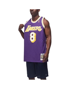 Баскетбольная майка мужская фиолетовая Mitchell ness