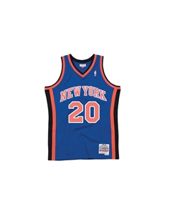 Майка Mitchell & Ness 'New York Knicks 1998 99 Allan Houston' Swingman синяя Mitchell ness