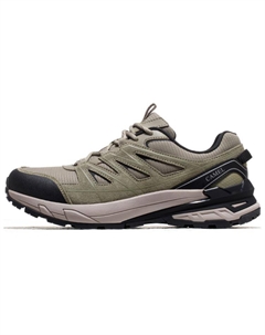 Амортизирующие противоскользящие и износостойкие низкие треккинговые ботинки мужские, черный/темно-серый Camel