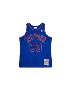 Баскетбольная майка унисекс синяя Mitchell ness