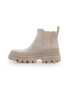 Износостойкие амортизирующие увеличивающие рост ботинки до середины икры унисекс цвет экрю Cat