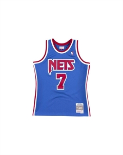Баскетбольная майка мужская синяя Mitchell ness