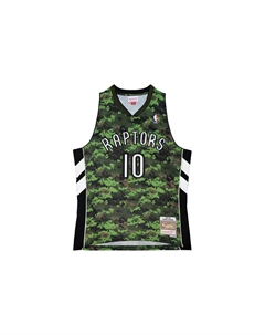 Баскетбольная майка унисекс зеленая Mitchell ness