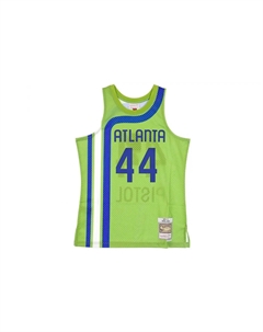 Майка баскетбольная Mitchell & Ness 1970/71 Hardwood Classics Pete Maravich Atlanta Hawks Swingman, цвет травяной зелёный Mitchell ness