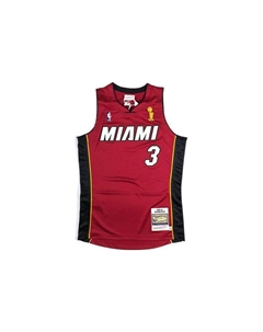 Майка 'NBA Miami Heat 2005 Dwyane Wade' альтернативная финальная Mitchell & Ness, красная коробка Mitchell ness